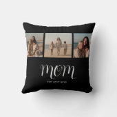 Mom Established Graceful Script Black 3 Photo クッション (裏面)