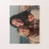 Mom Established Graceful Script Photo ジグソーパズル (縦)