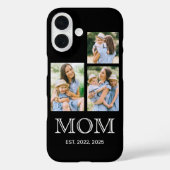Mom Established Modern 3枚の写真 ブラック Case-Mate iPhoneケース (裏面)