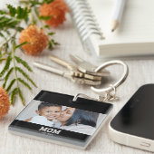 Mom Established Modern Bold Photo キーホルダー (正面右)