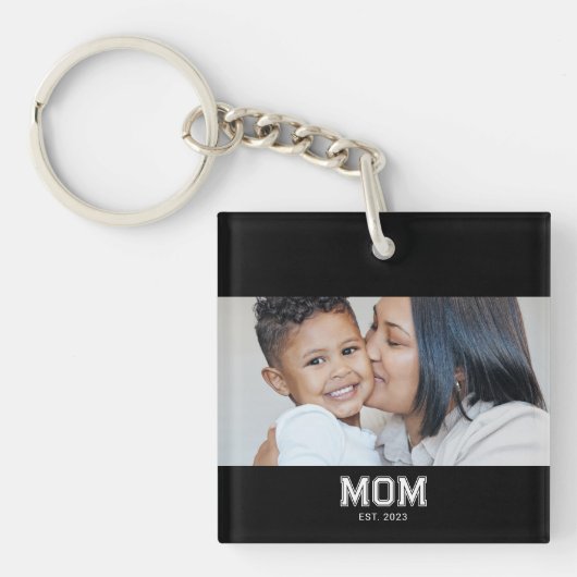 Mom Established Modern Bold Photo キーホルダー (正面)