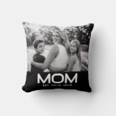 Mom Established Modern Bold Photo クッション (正面)