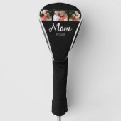 Mom Established Modern Bold Script Black 3 Photo ゴルフヘッドカバー (正面)