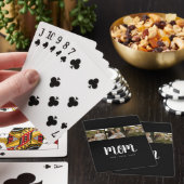 Mom Established Modern Bold Script Black 3 Photo トランプ (インサイチュ)