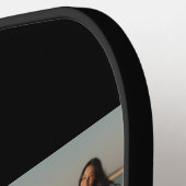 Mom Established Modern Bold Script Black 3 Photo ピックルボールラケット (左詳細)