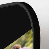 Mom Established Modern Bold Script Black 3 Photo ピックルボールラケット (左詳細)