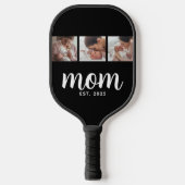 Mom Established Modern Bold Script Black 3 Photo ピックルボールラケット (正面)