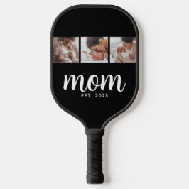Mom Established Modern Bold Script Black 3 Photo ピックルボールラケット