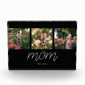 Mom Established Modern Bold Script Black 3 Photo  フォトブロック (正面)