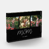 Mom Established Modern Bold Script Black 3 Photo  フォトブロック (左)