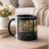 Mom Established Modern Bold Script Black 3 Photo マグカップ