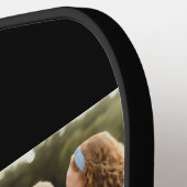 Mom Established Modern ElegantScript Black 3 Photo ピックルボールラケット (左詳細)