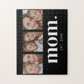 Mom Established Modern Minimal 3 Photo ジグソーパズル (縦)