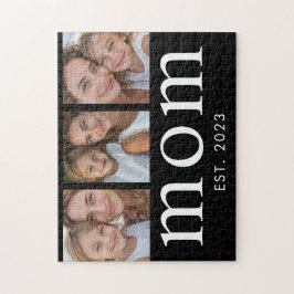 Mom Established Modern Minimal 3 Photo ジグソーパズル