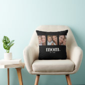 Mom Established Modern Minimal Black 3 Photo クッション (椅子)