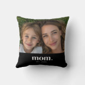 Mom Established Modern Minimal Photo クッション (裏面)