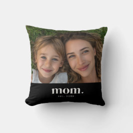 Mom Established Modern Minimal Photo クッション