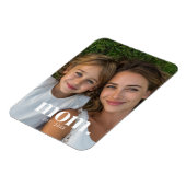 Mom Established Modern Minimal Photo マグネット (左側)