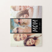 Mom Established Modern Script 3 Photo ジグソーパズル (縦)
