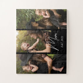 Mom Established Modern Script 3 Photo ジグソーパズル