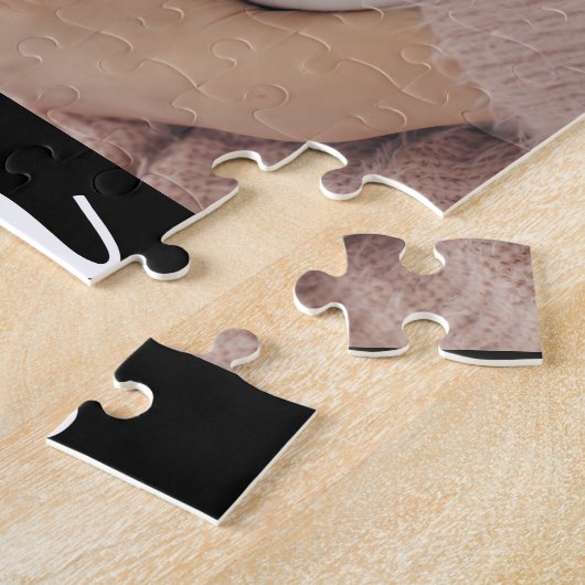 Mom Established Modern Script 3 Photo ジグソーパズル (側面)