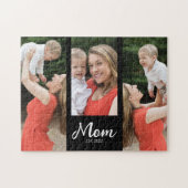 Mom Established Modern Script 3 Photo  ジグソーパズル (横)