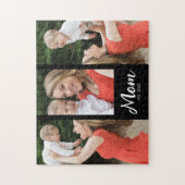 Mom Established Modern Script 3 Photo  ジグソーパズル (縦)