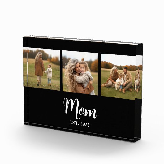 Mom Established Modern Script Black 3 フォトブロック (右)