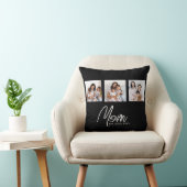 Mom Established Modern Script Black 3 Photo クッション (椅子)