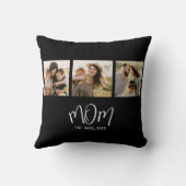 Mom Established Modern Script Black 3 Photo クッション (裏面)