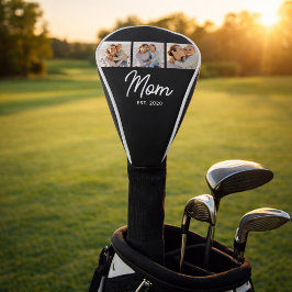 Mom Established Modern Script Black 3 Photo ゴルフヘッドカバー