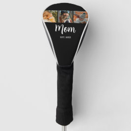 Mom Established Modern Script Black 3 Photo ゴルフヘッドカバー