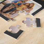 Mom Established Modern Script Black 3 Photo ジグソーパズル (側面)