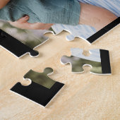 Mom Established Modern Script Black 3 Photo ジグソーパズル (側面)