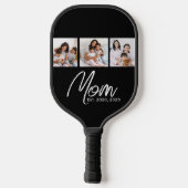 Mom Established Modern Script Black 3 Photo ピックルボールラケット (裏面)