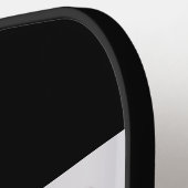 Mom Established Modern Script Black 3 Photo ピックルボールラケット (左詳細)