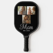 Mom Established Modern Script Black 3 Photo ピックルボールラケット (裏面)