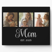 Mom Established Modern Script Black 3 Photo