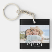 Mom Established Modern Script Photo キーホルダー (正面)