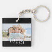 Mom Established Modern Script Photo キーホルダー (裏面)