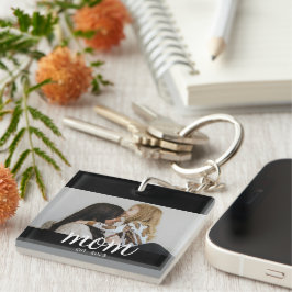 Mom Established Modern Script Photo キーホルダー