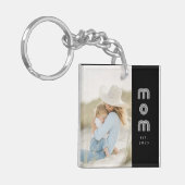 Mom Established Modern Script Photo キーホルダー (正面左)