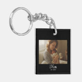 Mom Established Modern Script Photo キーホルダー (正面左)