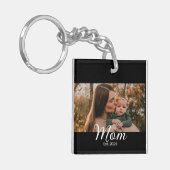 Mom Established Modern Script Photo キーホルダー (正面左)