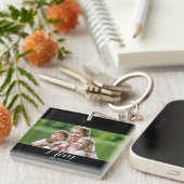 Mom Established Modern  Script Photo  キーホルダー (正面右)