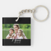 Mom Established Modern  Script Photo  キーホルダー (裏面)