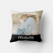 Mom Established Modern Script Photo クッション (裏面)