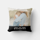 Mom Established Modern Script Photo クッション (正面)