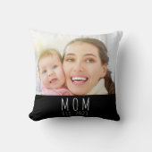 Mom Established Modern Script Photo クッション (正面)