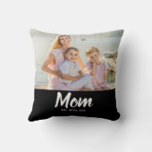 Mom Established Modern Script Photo クッション (裏面)
